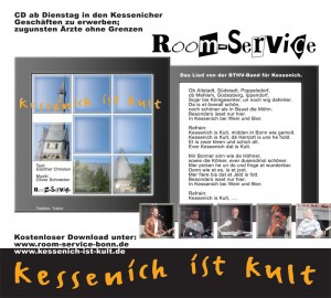 Plakat für den Karnevalskracher »kessenich ist kult«